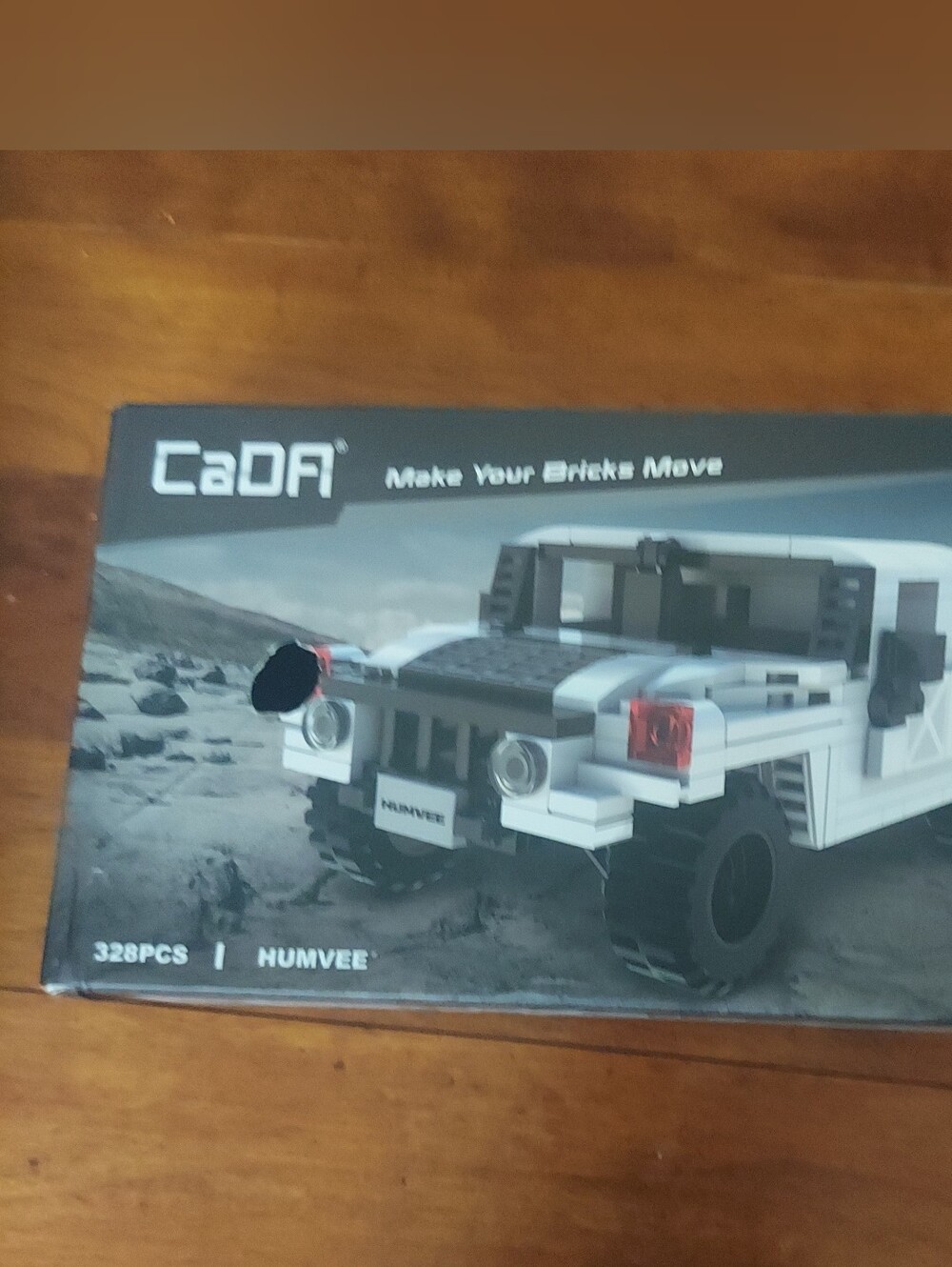 CADA DBLC55022W HUMVEE - OFF-ROAD 328 pcs  WHITE BLACK 1/24  Complete With Instr